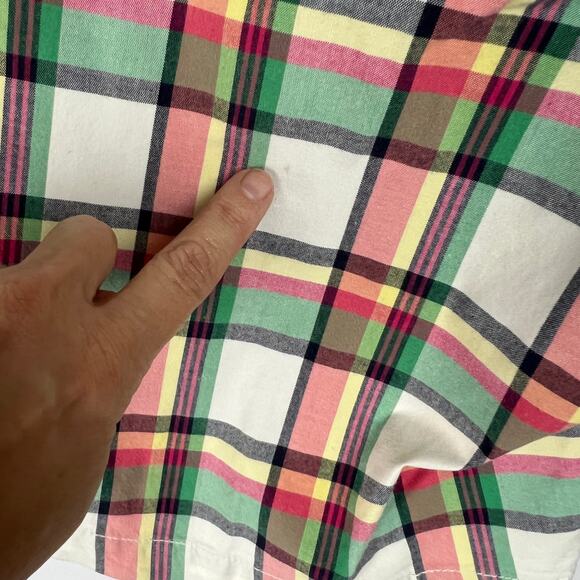 Dockers Womens Multi Plaid Bermuda Shorts Size 14 - Picture 3 of 8